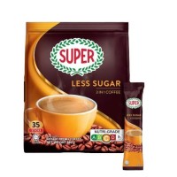 Super 3-in-1 Coffee Less Sugar (35 Sachets) 16g