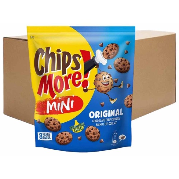 Chipsmore Mini Original Chocolate Chips Cookies (16 Packets) 224g