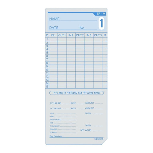 Max Time Card 100'S