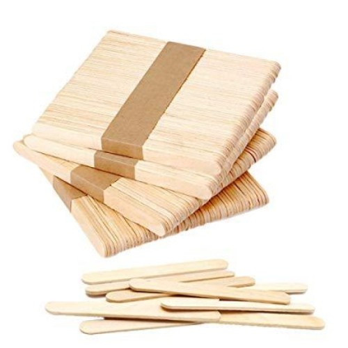 Ice cream Popsicle Stick 115x10x2mm 100's White
