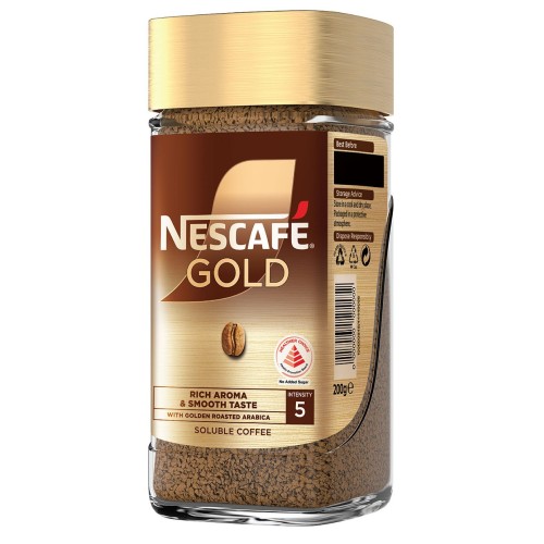 Nescafe Gold Blend Instant Soluble Coffee Jar 200g
