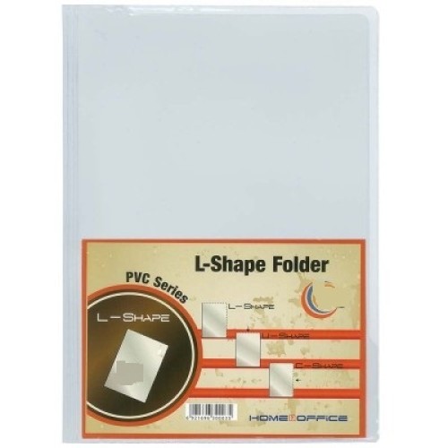 HnO PVC L-Shape Folder Clear