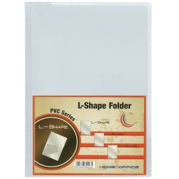 HnO PVC L-Shape Folder Clear