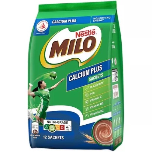 Milo Activ-Go 2-in-1 Calcium Plus (12 Sachets) 30g