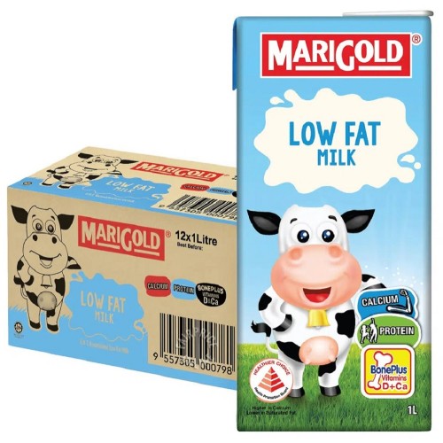 Marigold Low Fat UHT Milk (12 Packs) 1L