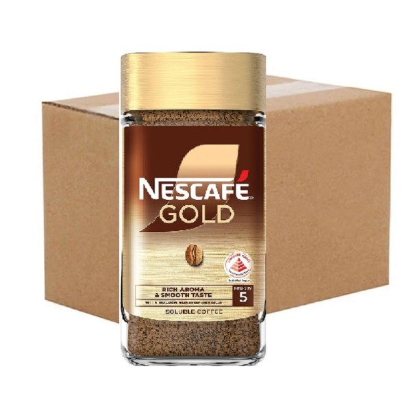 Nescafe Gold Blend Instant Soluble Coffee Jar 200g ( 6 Jars )