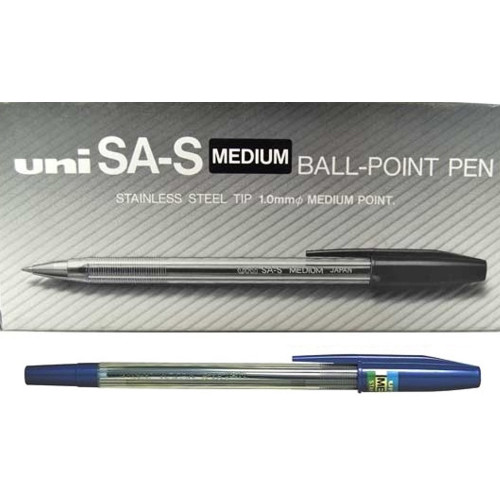 Uni Ballpoint Pen Medium SA-S Blue