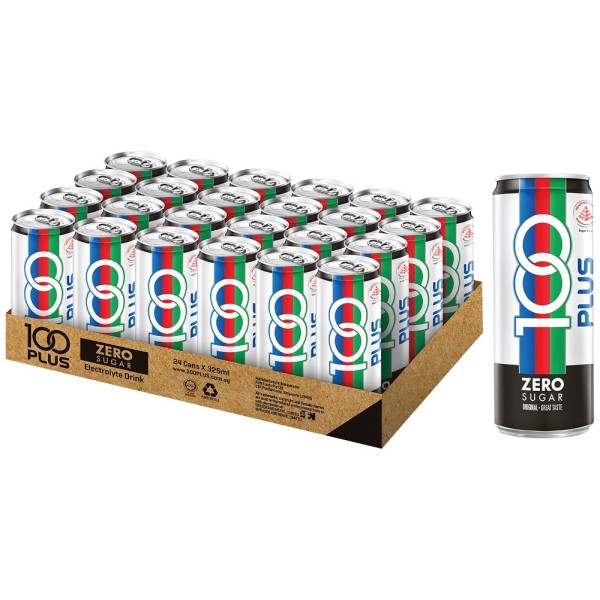 100PLUS Zero Can Drink 24'S 325ml