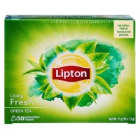Lipton Fresh Green Tea (50 Bags) 1.5g