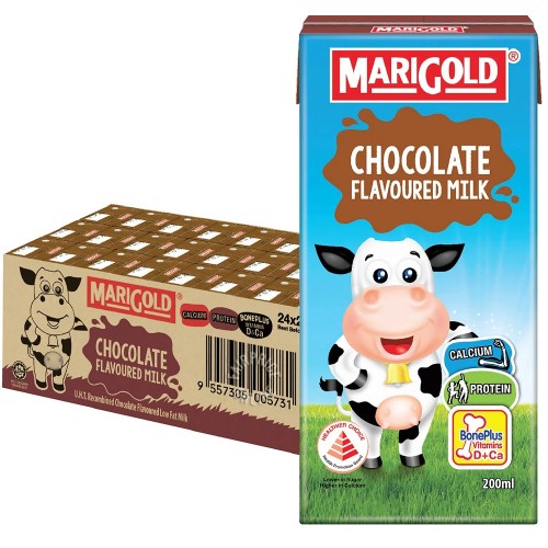Marigold UHT Packet Choco Milk 200ml 24's