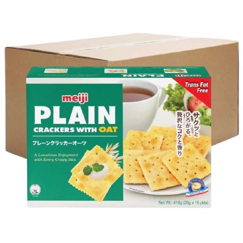 Meiji Oat Crackers ( 12 Boxes ) 416g