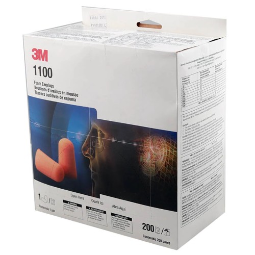 3M 1100 EAR PLUG 200'S