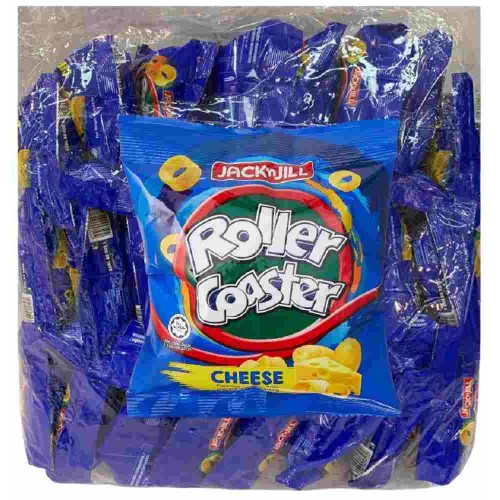 Jack 'n Jill Roller Coaster Potato Rings - Cheese 18g 50'S