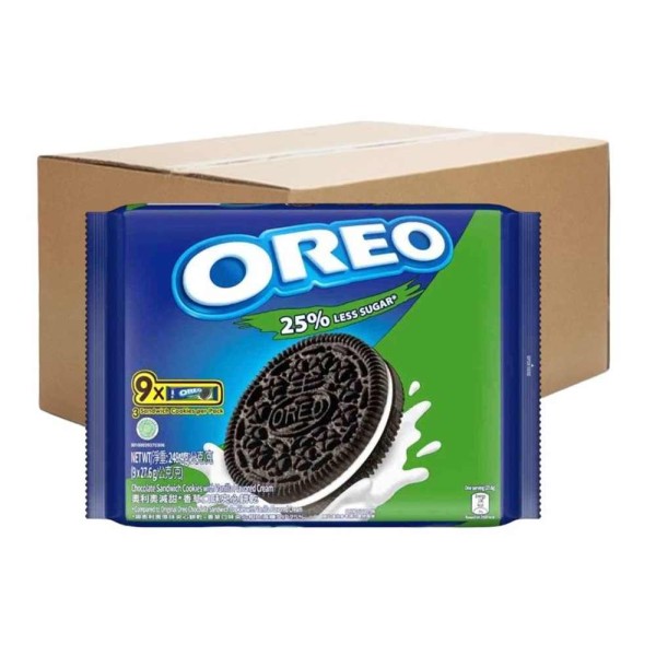 Oreo Cookie Sandwich Mildly Sweet (12 Packets) 248.4g