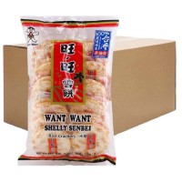 Want Want Shelley Senbei Rice Crackers Original 122g (20 packets)