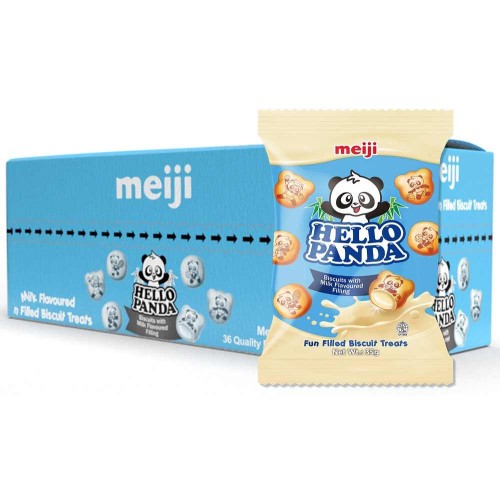 Meiji Hello Panda Biscuits - Milk ( 24 Packets ) 35g