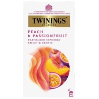 Twinings Peach & Passionfruit Infusion Tea In Enveloped Bag (25 Bags) 2g