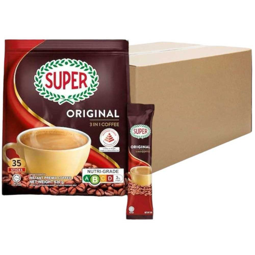 Super 3-in-1 Coffee Original - L/F ( 20 Packs, 35 Sachets Each )