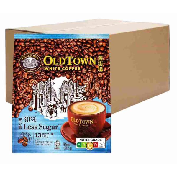 OldTown 3-in-1 White Coffee Less Sugar ( 20 Packs, 13 Sachets Each )