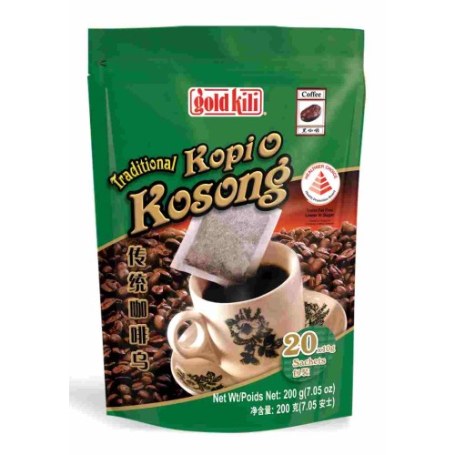 Gold Kili Traditional Kopi O Kosong ( 20 Bags ) 10g