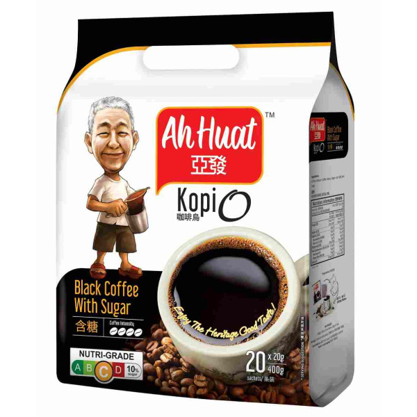 Ah Huat 2-in-1 Kopi O ( 20 Bags ) 20g