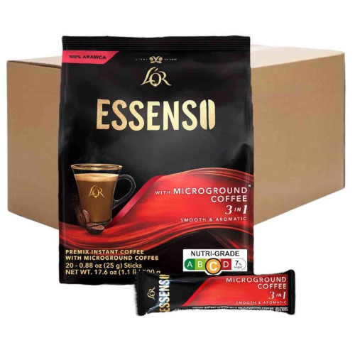 Lor Essenso 3-in-1 Microground Coffee 20'S 25g (24 Packets)