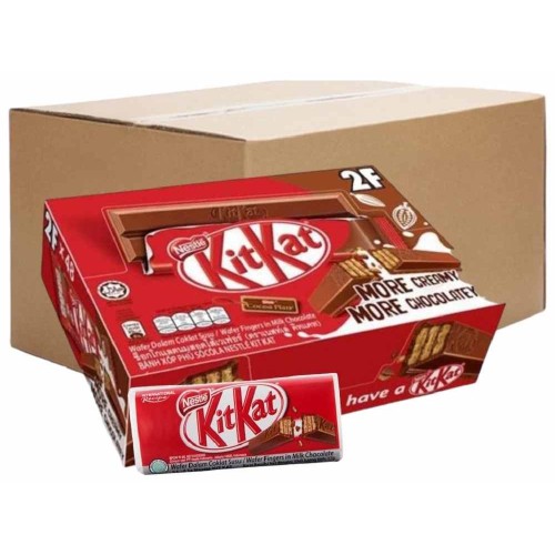 Nestle Kit Kat 2 Finger Chocolate Bar 24'S 17g (24 Boxes)