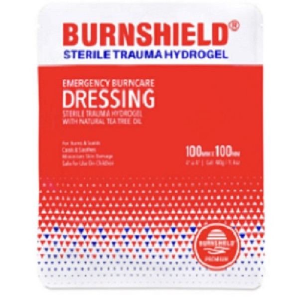 Burnshield Sterile Trauma Hydrogel 100mm X 100mm