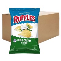 Ruffles Potato Chips - Sour Cream & Onion 170g 50's