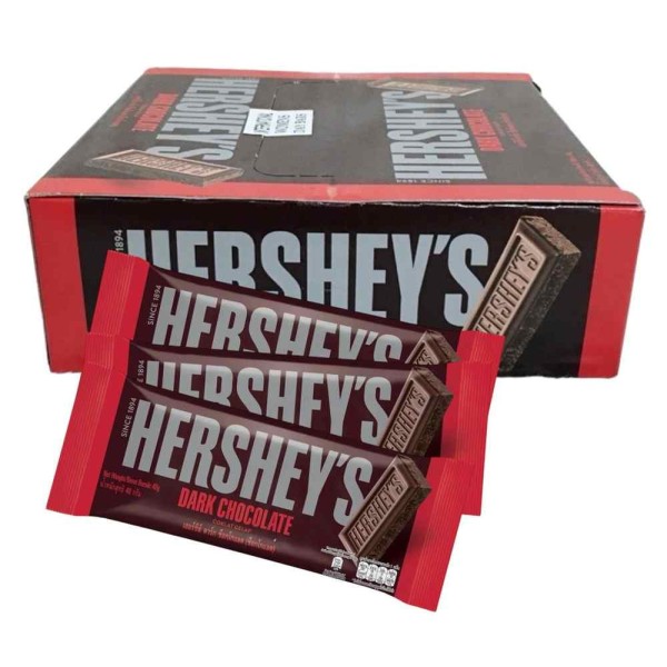 Hershey Dark Chocolate Bar 40g 24's