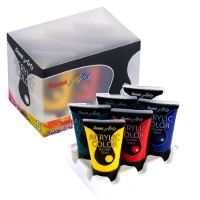 Pentel Acrylic Paint 28ml 6 Colours Set