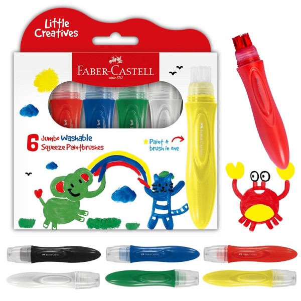 Faber-Castell Jumbo Paintbrush Set