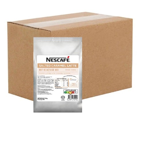 Nescafe Salted Caramel Latte 1KG  (16 Packets)