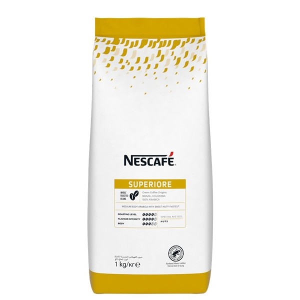 Nescafe Superiore Whole Roasted Coffee Beans 1KG
