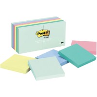 3M Post-it Notes 654-AST (3" x 3") 12'S Marseille Collection