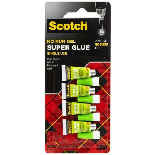 3M Scotch Single-Use Super Glue AD119 (Gel) 4'S
