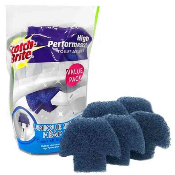 3M Scotch-Brite Hi-Performance Toilet Scrubber Refill 5'S