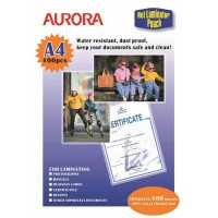 Aurora 100MIC Laminating Pouch 100'S A4