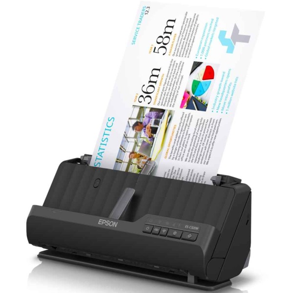 Epson WorkForce ES-C320W Portable Sheet-fed Document Scanner