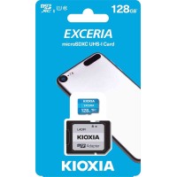 KIOXIA Toshiba Exceria microSD Card 128GB w/SD Adapter