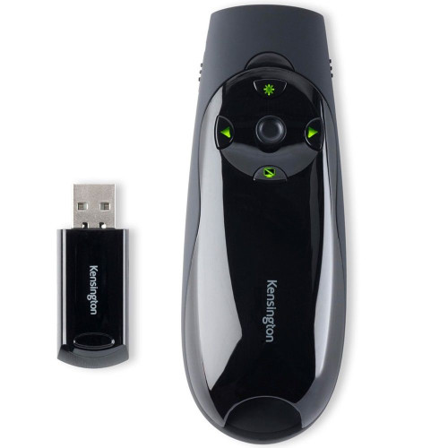 Kensington Expert Wireless Presenter w/Green Laser