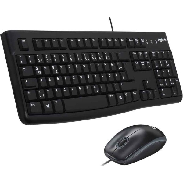 Logitech MK120 USB Wired Combo (Keyboard & Mouse)