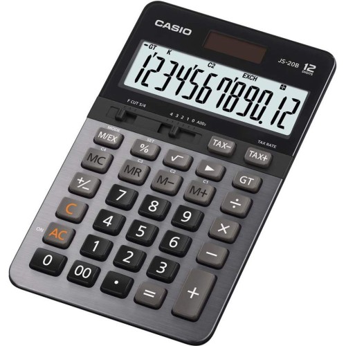 Casio Heavy-Duty Calculator (176  x 109 x 21mm) JS-20B 12 Digits