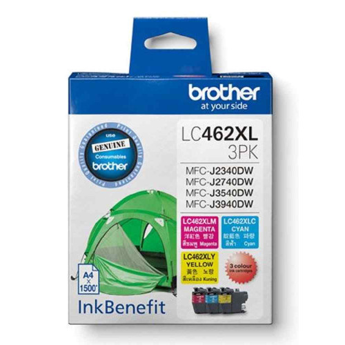 Brother Ink Cartridge (LC462XL-3PK) Colour