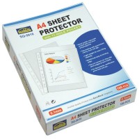 Suremark 11-Hole Sheet Protector 0.10mm 100'S A4
