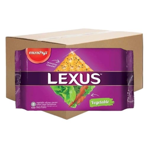 Munchy's Lexus Sandwich Calcium Crackers - Vegetable (12 packets) 200g