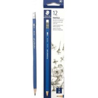 Staedtler Norica Pencil  With Rubber Tip 12'S
