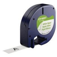 Dymo LetraTAG Tape 91200 12mmX4m - Paper White