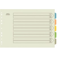 Paper Divider 5 / 10 - Colour A3E