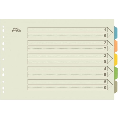 Paper Divider 5 / 10 - Colour A3E